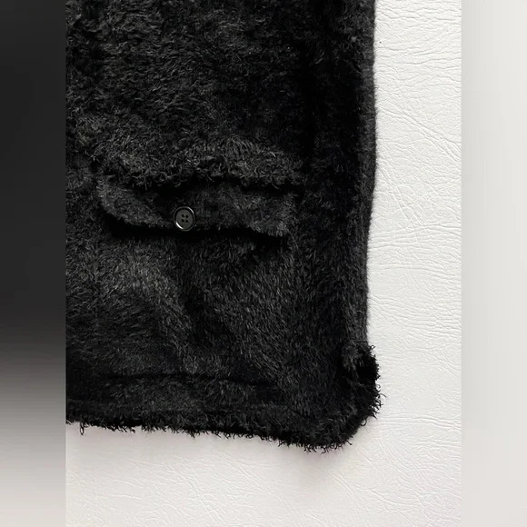 Max Studio Fur Black Vest With Pockets, Style 2707620, Size Medium NWT - Picture 4 of 12